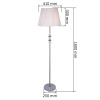Торшер Reluce 02063-0.6-01 WH-CR