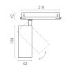 Трековый трехфазный светильник Quattro LED с управлением DALI Lightstar Alta Base A5146DALI