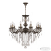 Подвесная люстра Bohemia Ivele Crystal AL78101/10/250 B SGB