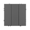 Механизм выключателя трехклавишный непроходной Arlight SWT-NOBE-MK03-SFPL-GR (230V, 10A) (Серый базальт) 061799