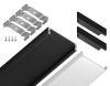 Алюминиевый накладной профиль Ambrella Light Alum Profile GP1800BK