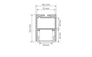 Профиль Arlight ARH-LINE-3750A-2000 ANOD 019615