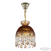 Подвесной светильник Bohemia Ivele Crystal 5478/22 G Amber/M-1G Leafs K721
