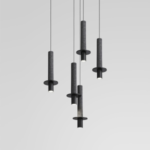 Подвесной светильник iLamp Lofty 10704P/1-D150 BK-GR