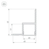 Профиль Arlight ARH-CEIL-2000 ANOD 016150
