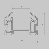 Профиль для монтажа Maytoni Three phase track system Trinity TRA005MP-312S