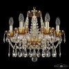 Подвесная люстра Bohemia Ivele Crystal 5413/6/141 G Amber/M-1H