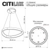 Подвесная люстра Citilux Genka Smart CL756A042