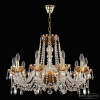 Подвесная люстра Bohemia Ivele Crystal 5402/10/240 G Amber/M-1H