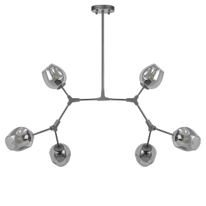 Люстра на штанге AM Group LOFT-6 BK
