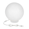 Настольная лампа Arlight SP-SILKA-TAB-R350-11W Warm2700 (WH, 330 deg, TOUCH-DIM) (IP20, Натуральный шелк) 056889