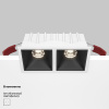 Встраиваемый светильник Maytoni Technical Alfa LED DL043-02-10W4K-SQ-WB