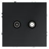Розетка телевизионная Voltum S70 VLS060407 (графит)