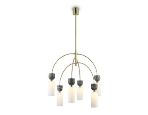 Люстра на штанге Ambrella Light High Light Ceramo Modern LH53333