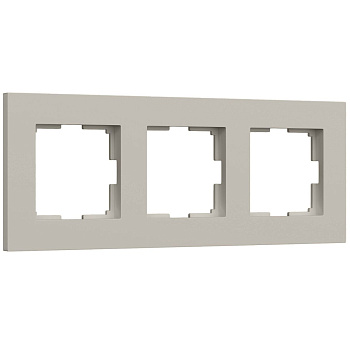 Рамка на 3 поста Werkel Slab (дымчатый софт) W0032917 4690389218439 a071626