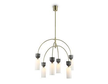 Люстра на штанге Ambrella Light High Light Ceramo Modern LH53333