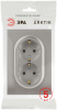 Розетка Эра Arktik 16-2105-07 двойная с заземлением 2X2P+E Schuko со шторками 16А-250В титан Б0070460