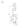 Профиль Arlight PLINTUS-H80-2000 ANOD 046390