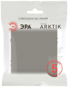 Переключатель Эра Arktik 16-1103-07 10АХ-250В титан Б0070340