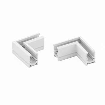 Коннектор угловой для накладного магнитного шинопровода Arlight MAG-MICROCOSM-CON-L90 (WH) (IP20 Металл) 062722