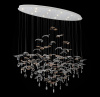 Подвесная люстра Newport 8220/140 С oval chrome, silver glass М0071480