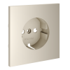 Накладка для розетки с заземлением Voltum S70 (кашемир) VLS000603