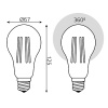 Светодиодная филаментная лампа Gauss Basic Filament E27 23W 4100K 40712232