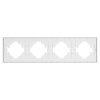Рамка пластиковая на 4 поста Arlight FRM-TENDO-PL-4-WH 053847