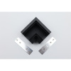 Соединитель шинопровода угловой плоский для натяжного потолка Aployt Magnetic track 220 APL.0284.00.04