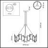Подвесная люстра Odeon Light Toscana 5448/40L