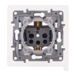 Розетка 2К+З IP44 Legrand Etika Слоновая кость 672326