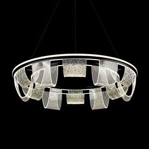 Подвесная люстра LED4U L7706-800 BK