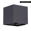 Уличный настенный светодиодный светильник Arte Lamp Rullo A1414AL-1BK
