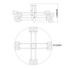 Потолочная люстра Escada Reflex 1140/8P