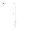Ландшафтный светильник Arlight KT-Canna-L750-1W Warm3000 034162