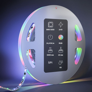 Светодиодная лента Maytoni Led Strip 24В 5050 14,4Вт/м RGB 5м IP65 201247