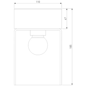 Уличный потолочный светильник Elektrostandard Atrani 35085/F черный 4690389193682 a062521