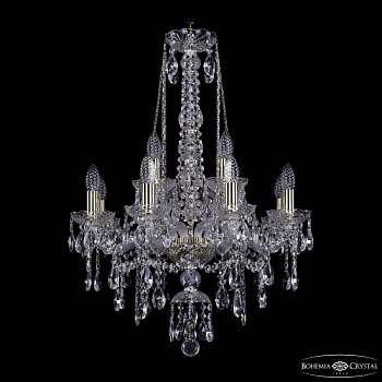 Подвесная люстра Bohemia Ivele Crystal 1415/8+4/200/h-75 G