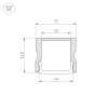 Алюминиевый профиль Arlight LINE-1715-2000 WHITE 044259(1)