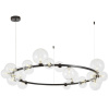 Подвесная люстра Lumina Deco LDP 7033-24 BK+CL