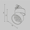 Трековый трехфазный светильник Maytoni Alfa TR199-3-15W4K-M-B