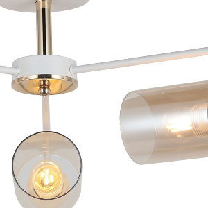 Люстра на штанге Illumico IL8248-3COU-79 WH GD