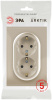 Розетка Эра Arktik 16-2105-04 двойная с заземлением 2X2P+E Schuko со шторками 16А-250В шампань Б0070457