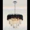 Подвесная люстра Natali Kovaltseva DARIAN 76017/5C CHROME BLACK