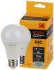 Лампа светодиодная Kodak LED A60-9W-840-E27 K 9Вт груша нейтральный белый свет Е27 Б0057603