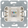 Интернет-розетка RJ45 с накладкой, цвет Тауп Jasmart G6105T