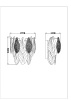 Настенный светильник Arte Lamp Felicita A4080AP-2GO