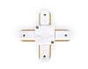 Коннектор Х-образный однофазный Ambrella Light Track System GL7082