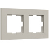 Рамка на 2 поста Werkel Slab (дымчатый софт) W0022917 4690389218415 a071621