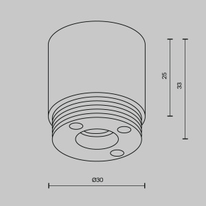 Конечная заглушка Maytoni Shelf CA021EC-B